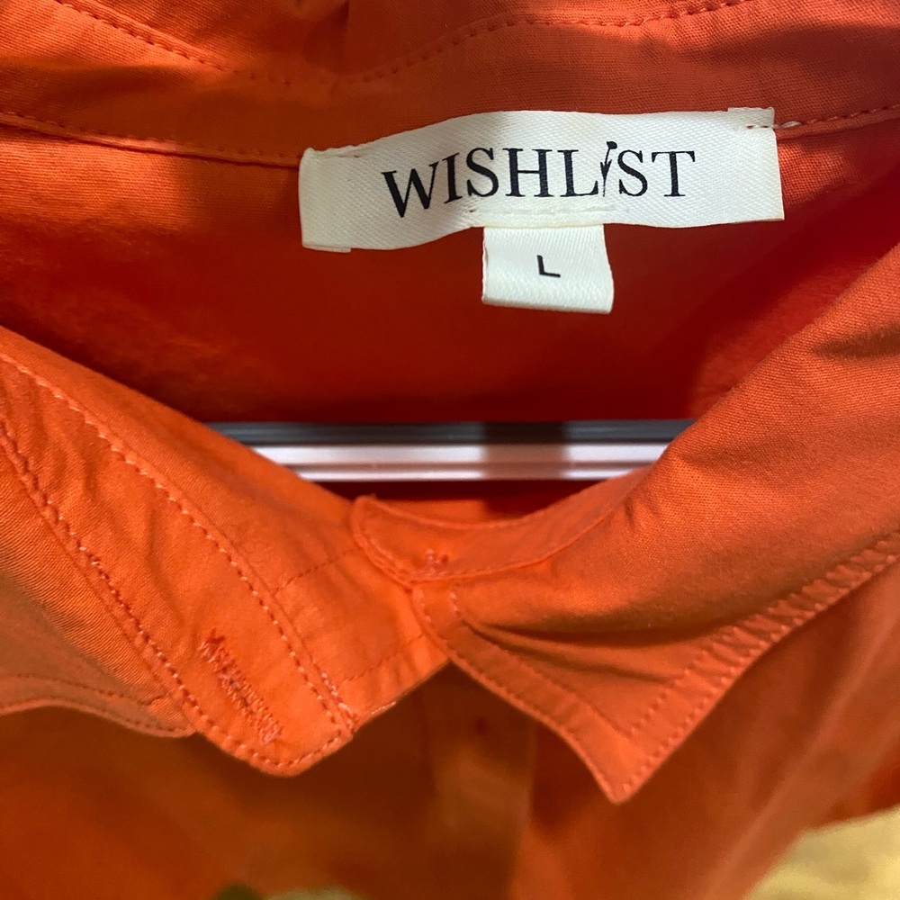Wishlist Orange Short Sleeve Tee
